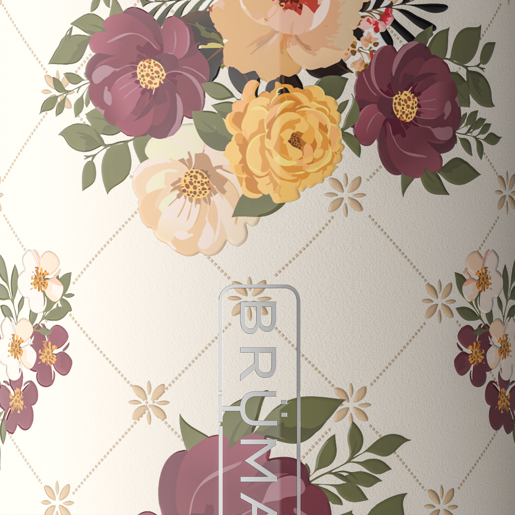 Era Flip 30oz | Quilted Floral Tumbler | BrüMate