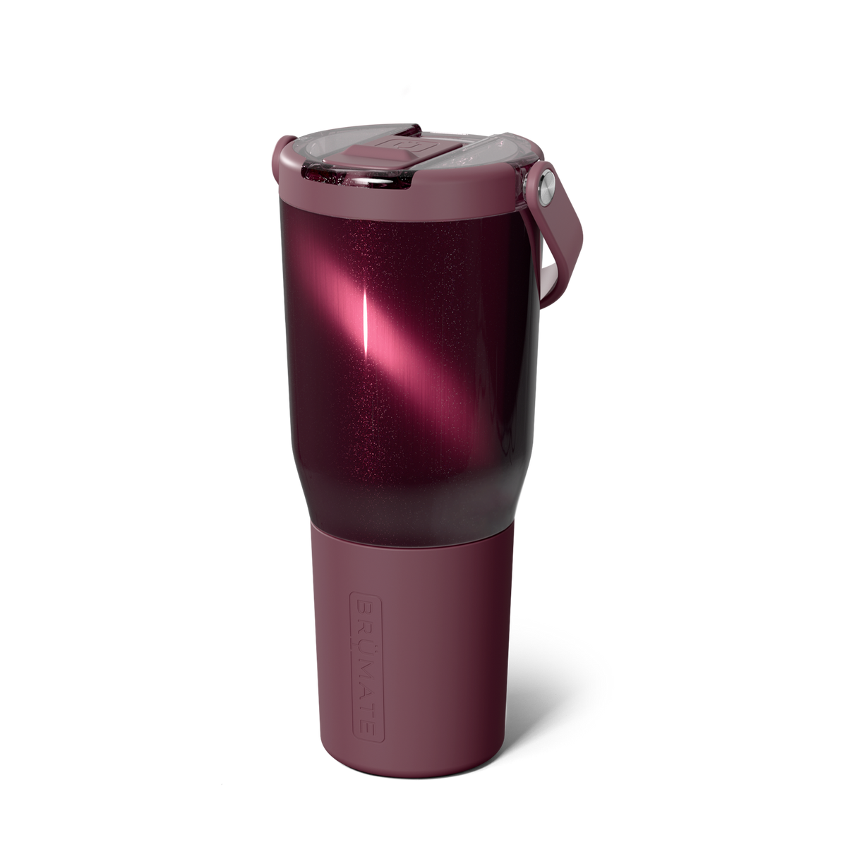 Resa Flip 35oz | Mystic Burgundy Glitter Tumbler | BrüMate